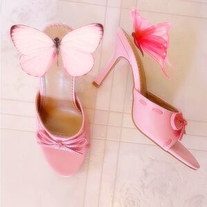 Sold Out ♡ Baby Pink Mules w/ Bow 🎀